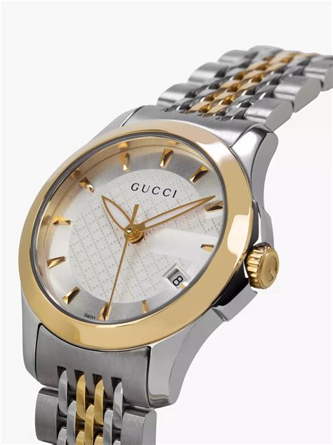 gucci watch silver band